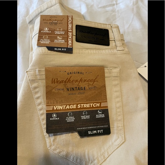 Weatherproof Vintage Stretch Twill Pants NWT - Picture 4 of 6